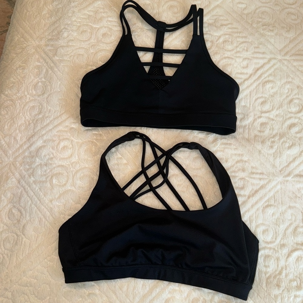 Zyia & Victoria’s Secret Sports Bras Med M Medium